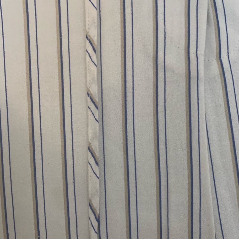 Wayf Stripe Top With Tie Front - image 4